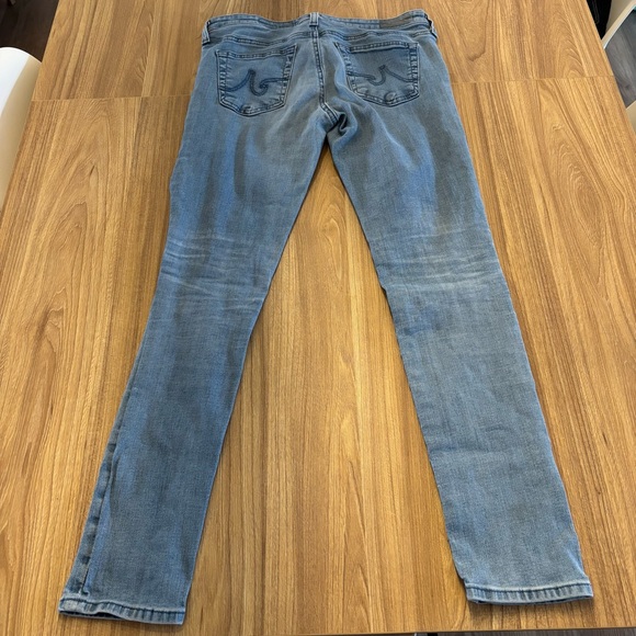 Ag Adriano Goldschmied Light Blue Skinny Jeans - Picture 6 of 8